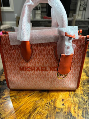 Michael Kors Mirella Sm. Ombre Signature Logo Crossbody NWT